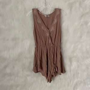 LF pink romper
